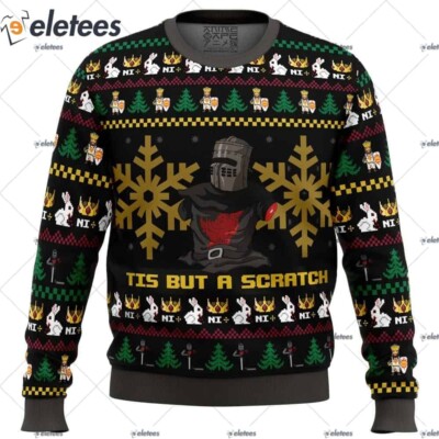 I'll Bite Ya Legs Off Monty Python Ugly Christmas Sweater KI3BWASF