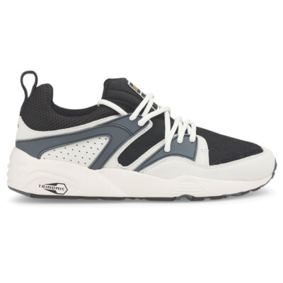 Puma Blaze Of Glory Premium Lace Up Mens Off White Sneakers Casual Shoes 383526