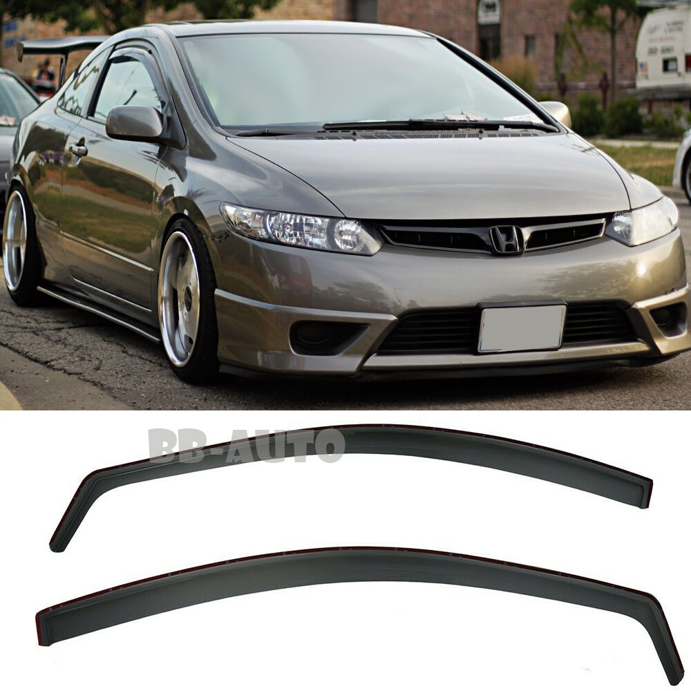その他 Windowz 6 [CD] fetic EOS Visors For 06-11 Honda Civic FG1 FG2 IN-CHANNEL Side