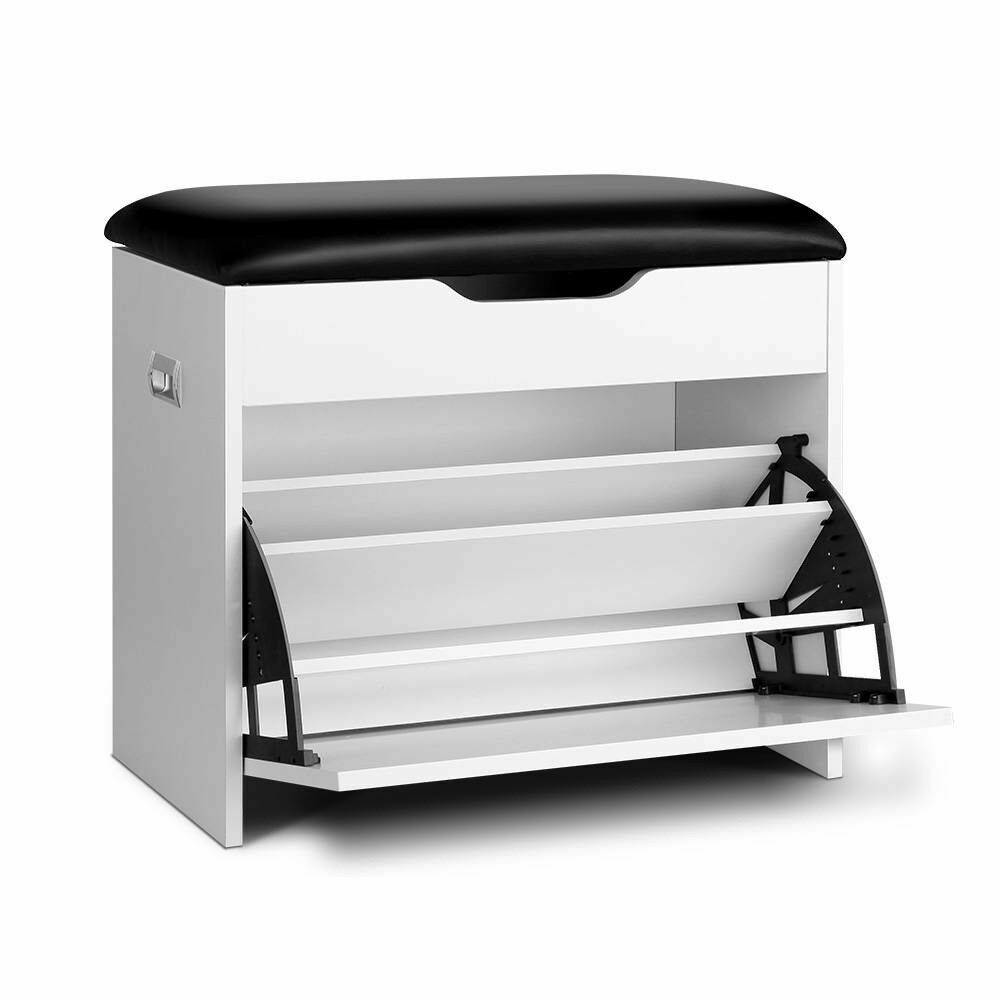 3 Tier Shoe Cabinet Storage Stool White For Sale Online Ebay