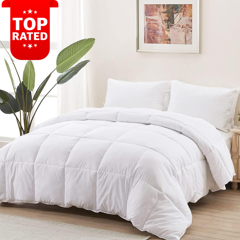Fluffy 400GSM Down Alternative Quilt 140x210cm Warm Winter Doona All Season