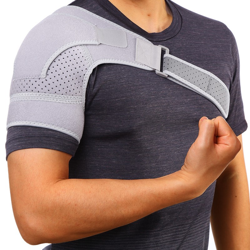 Shoulder Brace Support Compression Sleeve Torn Rotator Cuff AC Joint Pain Wrap