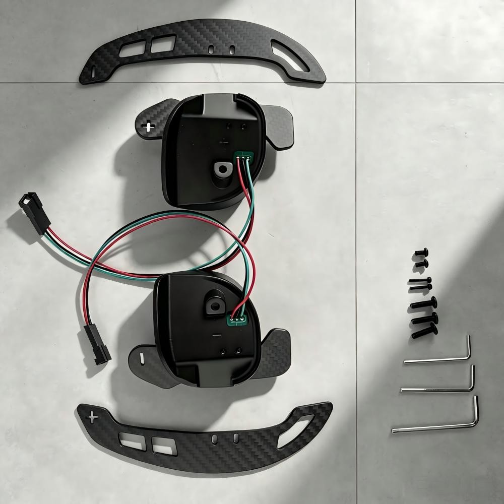 Extension Paddle Shifters Carbon Fiber For 2015‑24 Dodge Charger Challenger SRT
