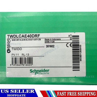 TWDLCAE40DRF Schneider Twido PLC 24 In Programmable Logic Controller Base Unit