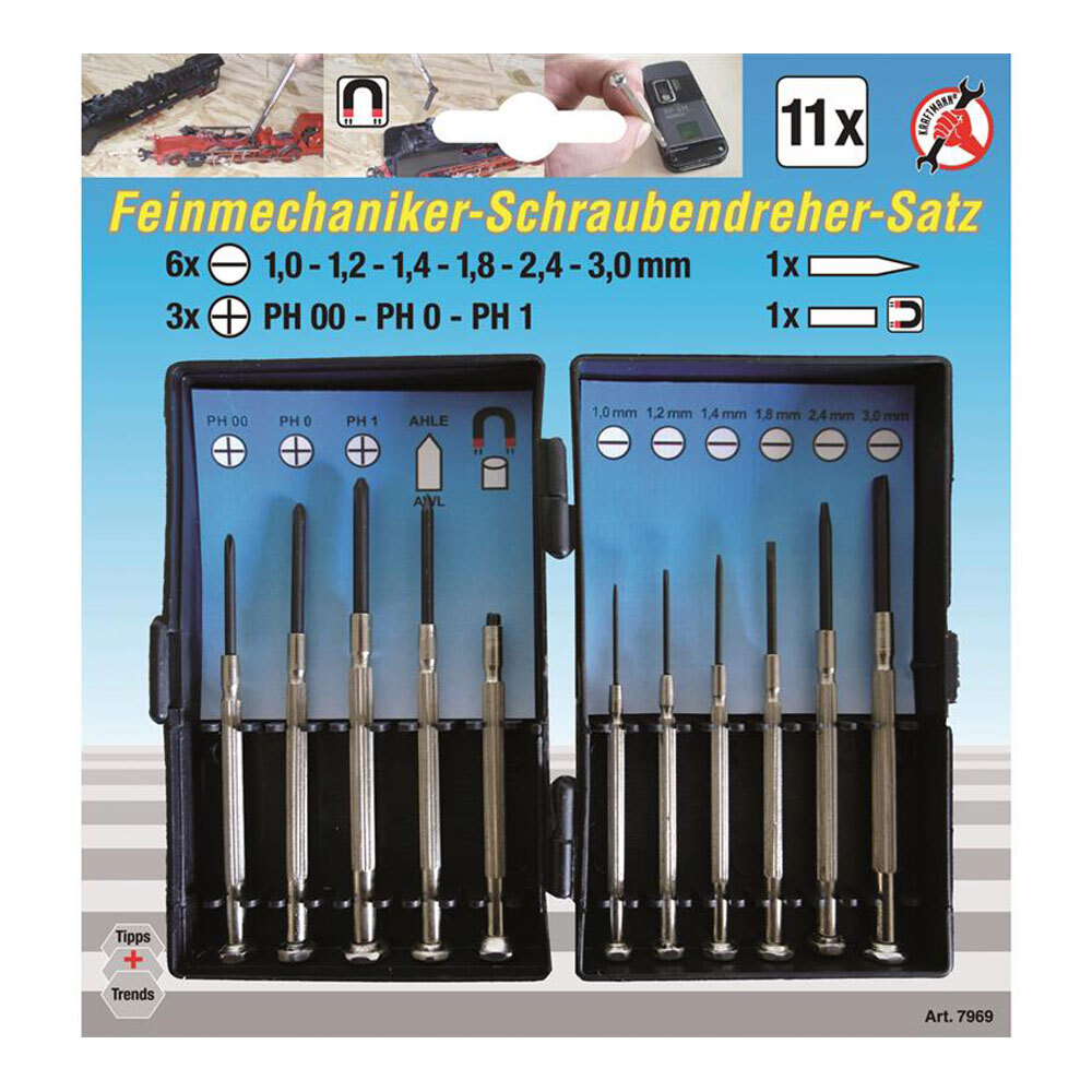 BGS-7969 | Feinmechaniker-Schraubendreher-Satz 11-tlg.