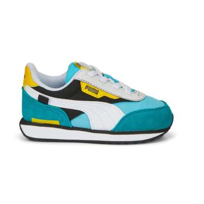 

Puma Future Rider Play On Lace Up Infant Boy Синие кроссовки Повседневная обувь 382273, Синий, Puma Future Rider Play On Lace Up Infant