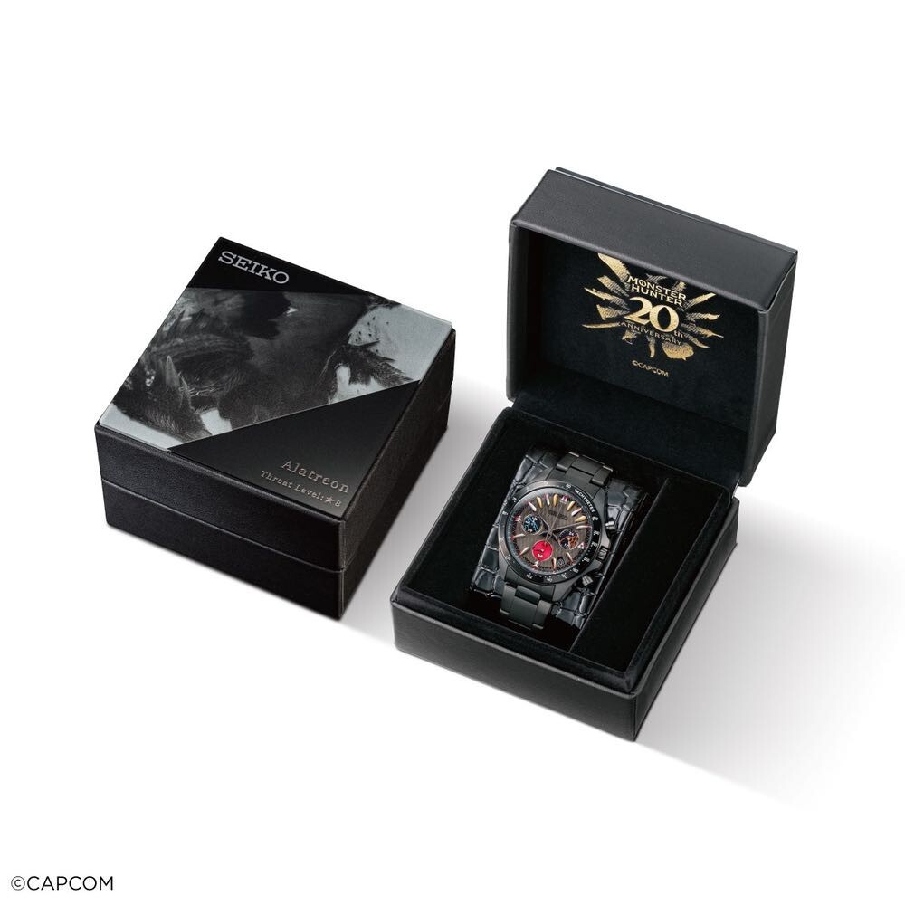Pre-owned Seiko Monster Hunter  20th Anniversary Collaboration Watch Alatreon (size L)