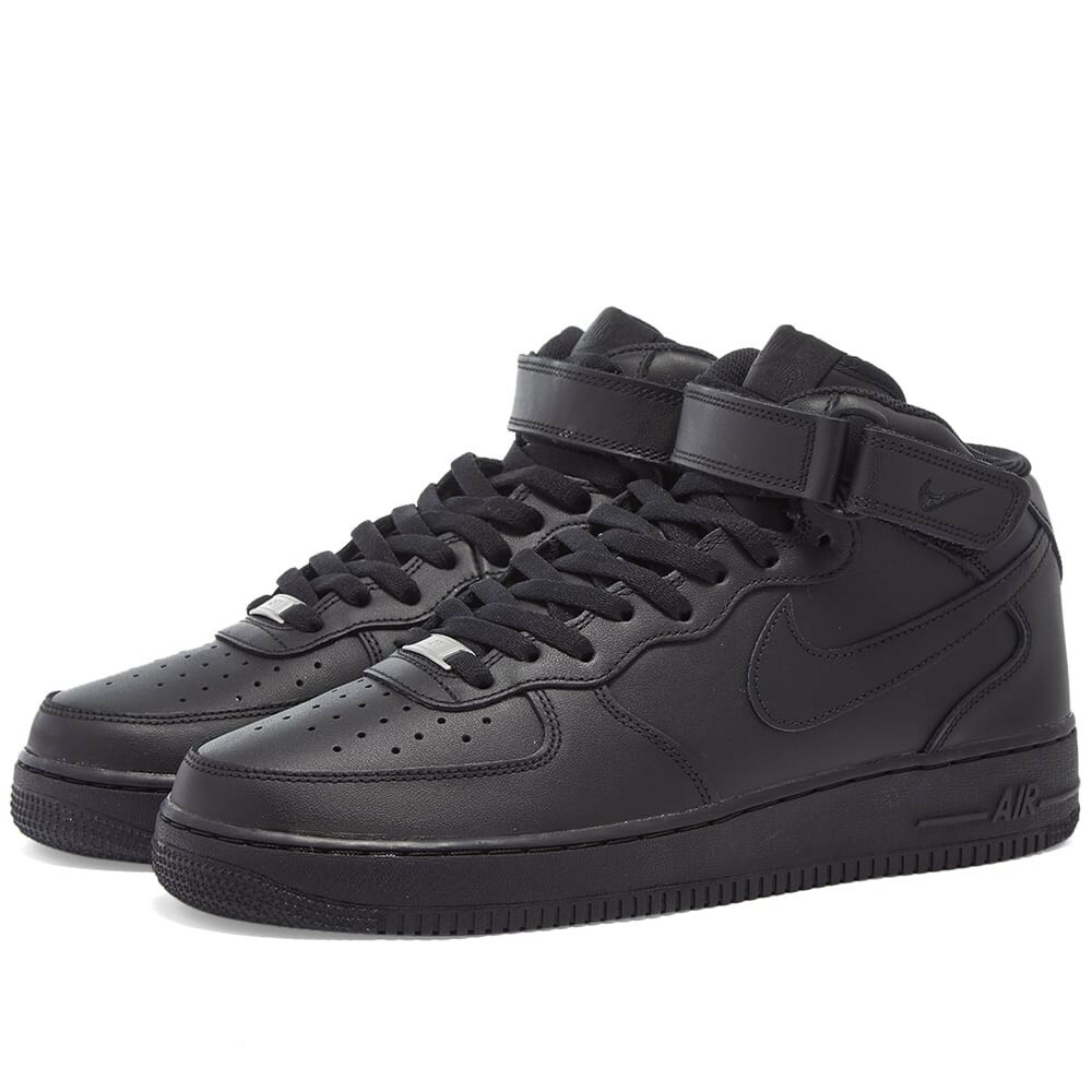 NIKE AIR FORCE 1 MID’07 サイズ26 使用済み BLACK Nike Air Force 1 Mid '07 Black Trainers UK 10 **BNIB