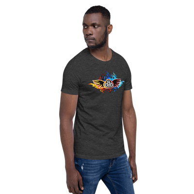On Fire Bmx Short-sleeve Unisex T-shirt