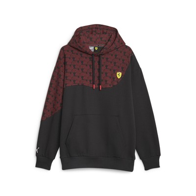 Пуловер с капюшоном Puma Ferrari Race Logo, мужская красная повседневная верхняя одежда 62092902