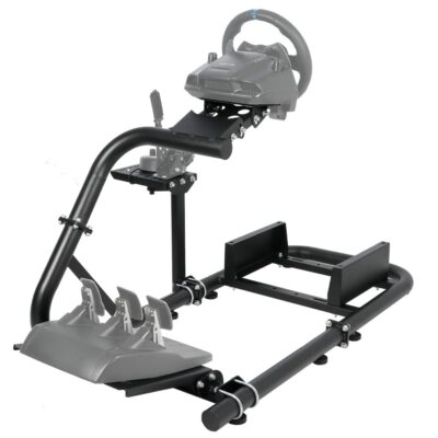Supllueer Racing Sim Cockpit Stand with Gaming Seat Fit Logitech G920 G29 G923