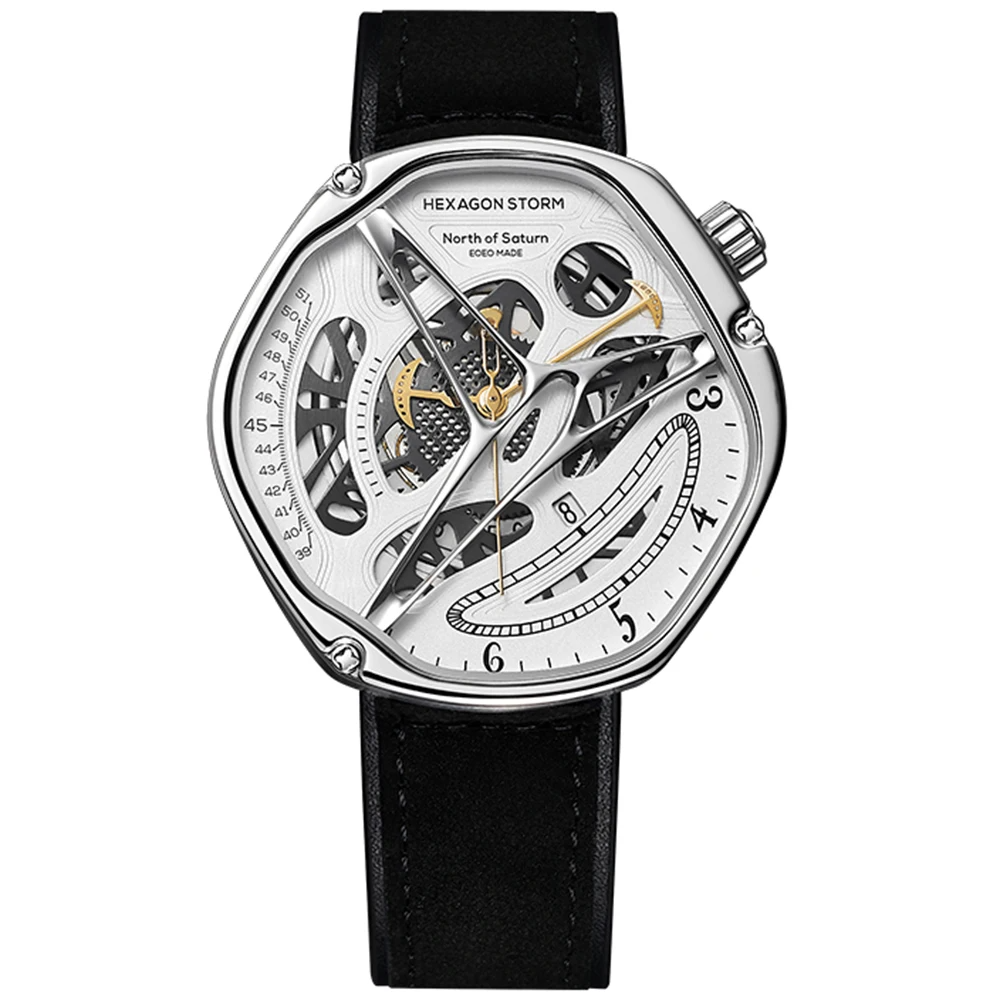 Pre-owned Storm Hexagon  Self Winding Men's Watch Waterproof Whimsical In B 1
