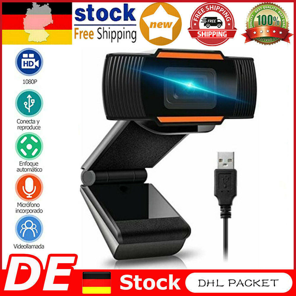 1080P HD Webcam HD Kamera USB 2.0 Camera Mit Mikrofon für Desktop Laptop PC LZ