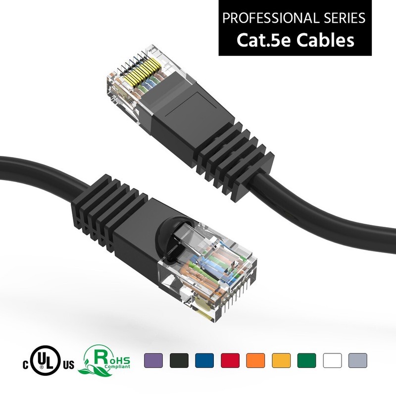 50 FT Cat5 RJ45 Ethernet LAN Network Cable for PC PS Xbox BARE COPPER  9 colors