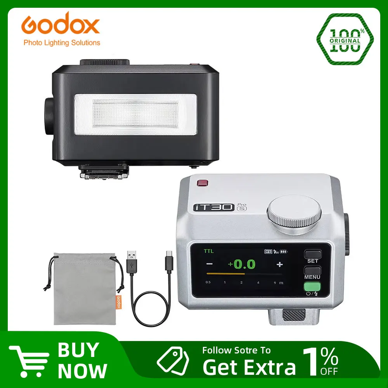 Godox iT30Pro C/N/S/F/O iFlash Camera Flash Speedlite HSS TTL 2.4G Wireless Pock