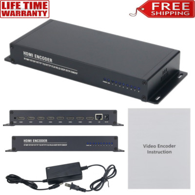8CH HDMI Encoder H264 Encoder Video Card For RTMP/RTSP/HTTP TS/HTTP FLV/HLS/UDP-