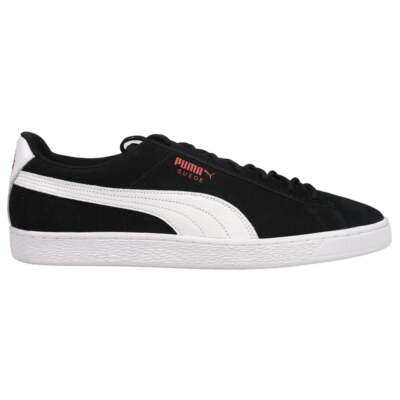 

Puma 381938-01 Mens Suede As Lace Up Sneakers Shoes Casual - черный, красный, белый, Black;red;white, Puma Suede As Lace Up