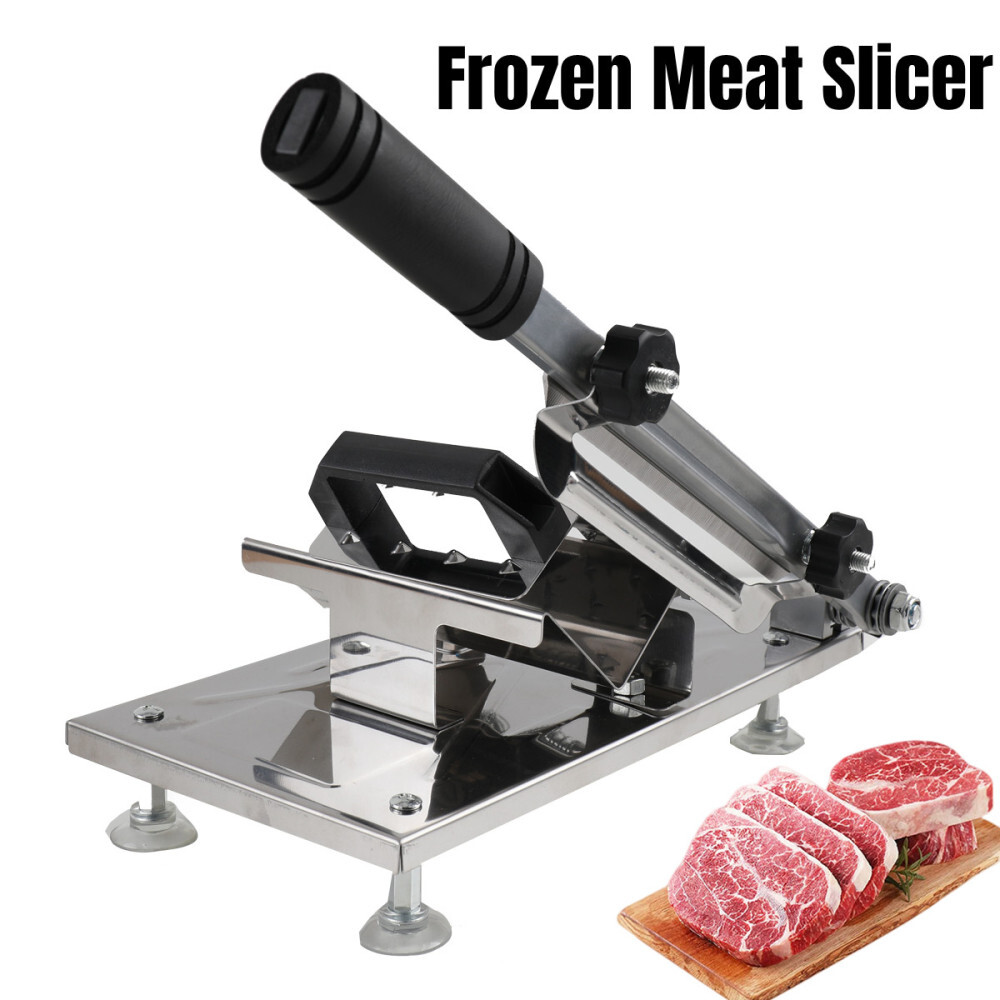 Manual Frozen Meat Slicer Mutton Ham Beef Cutter