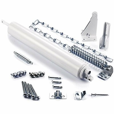 Ideal Security Inc. SK8730W Closer, Chain And Wide Bracket Bundle For Heavy 1.5