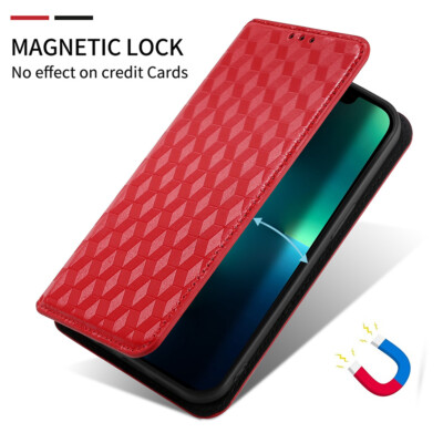 Fashion 3D Magnetic Flip Wallet leather stand Case For Blackview A200 A52 Pro