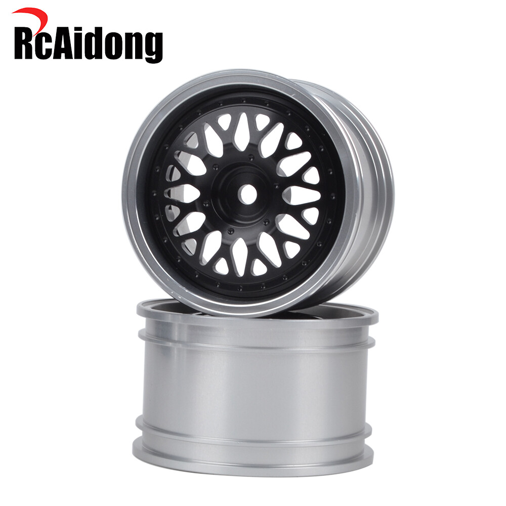 Chrome OUMAR SOLET RC GREEN AUTO 25枚限定 Aluminum Wide 32mm Wheels for 1:10 RC Touring Car On Road