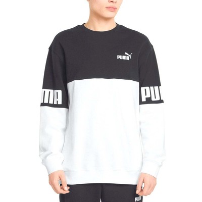 

Толстовка Puma Power Colorblock Crew Neck Mens Black, White 848008-01