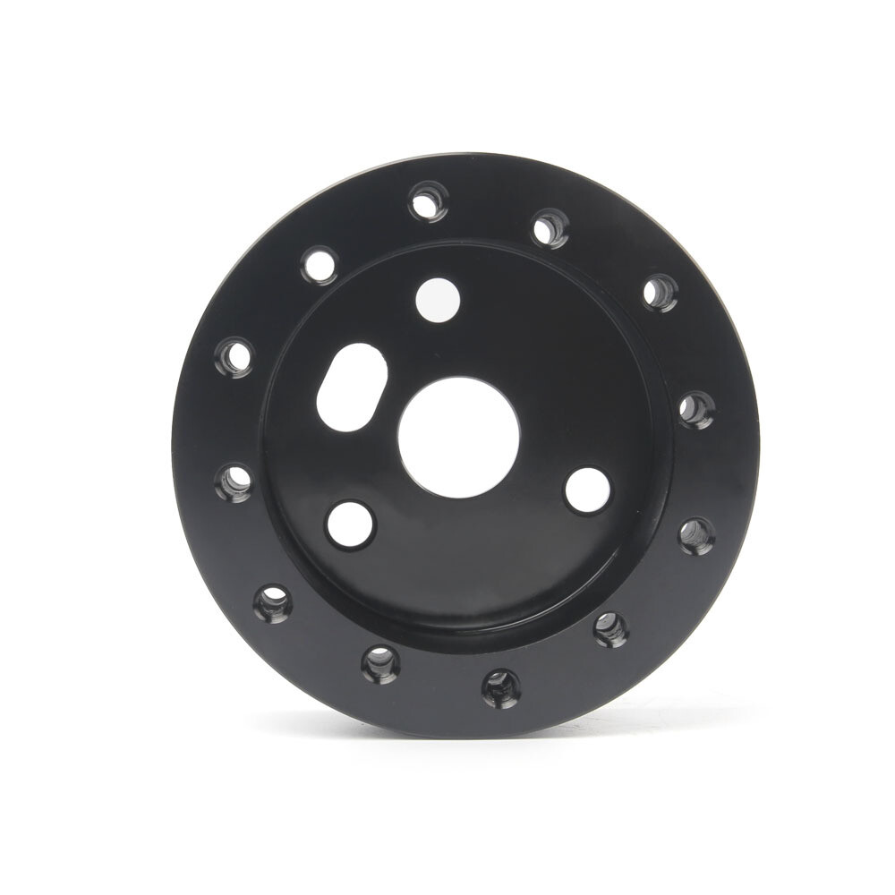 Black 1" Steering Wheel Hub Adapter Spacer For 6 Hole Fit Grant APC 3