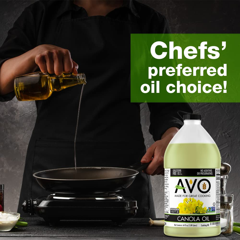 NON-GMO Certified Expeller Pressed Canola Oil - 64 Fl Oz