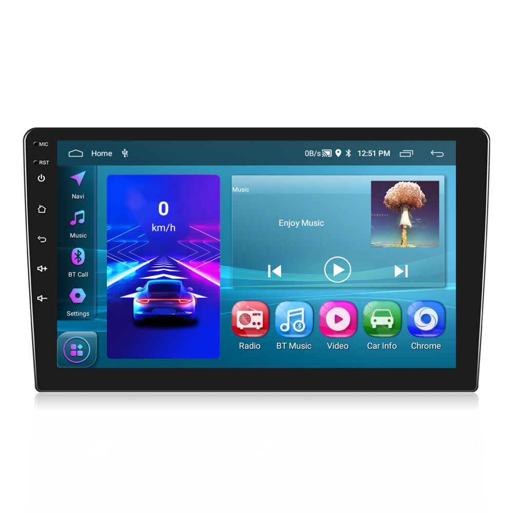 2+32GB 9" Android 13 Double 2Din Car Stereo Carplay GPS Navi WiFi BT RDS Radio