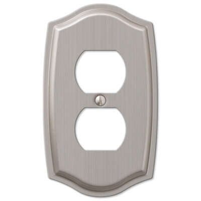 Sonoma Brushed Nickel Switch Plate Outlet Cover Toggle Rocker Duplex Wallplate
