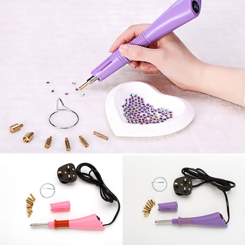 Wand Heat Gun Applicator for Hot fix Hotfix Rhinestone Crystal Gem Tool CV