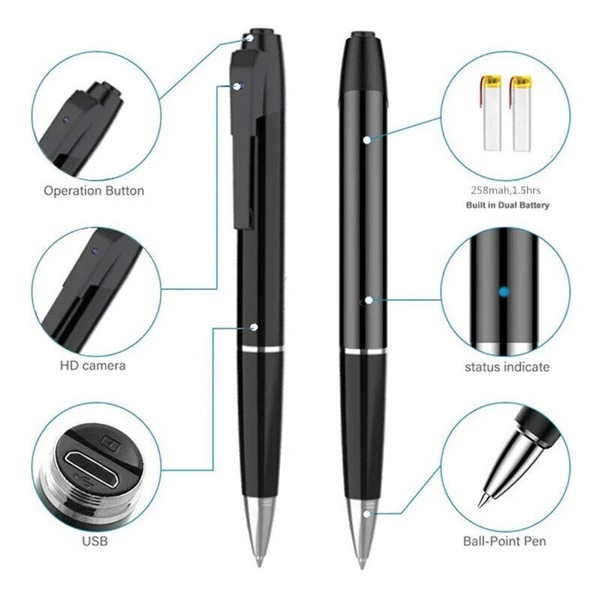 US 1080P HD Pocket Pen Camera Home Security Nanny Cam Mini Video Recorder DVR - Image 18