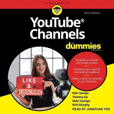 Youtube Channels for Dummies: 2nd Edition by Matt Ciampa (English) Compact Disc 