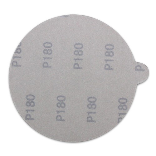 100 Pack - 5 Inch 320 Grit Gold Peel and Stick Adhesive Backed PSA Sanding Discs