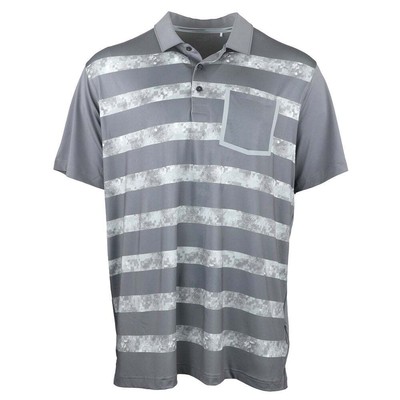 

Рубашка поло с коротким рукавом Puma Camo Stripe, мужская, размер , повседневная, 574610-02, Grey, Puma Camo Stripe Short Sleeve Polo Shirt