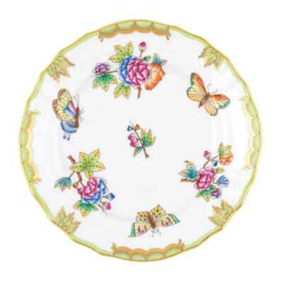 Queen Victoria Bread Plate 6'' by Herend
