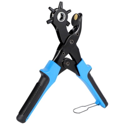 Heavy Duty Leather Hole Punch Tool Multi Size Plier for Belt Collar Strap Fabric