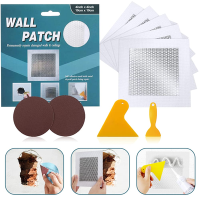 4 by 4 Wall Repair Patch 5 Pcs Plasterboard Patch Plaster
