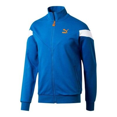 

Мужская спортивная куртка Puma Nyc Full Zip Mcs, размер , повседневная спортивная верхняя одежда 598331, Синий, Puma Nyc Full Zip Mcs Track Jacket