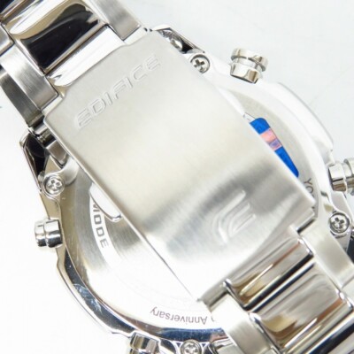 Pre-owned Casio Edifice Radio Solar Eqw-t650db-1ajf Men\\\'s Watch Silver Japan Import