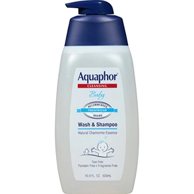 Aquaphor Baby Wash and Shampoo - Mild, Tear-free 2-in-1 Solution for Baby?s Sens