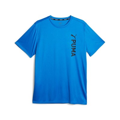 

Футболка Puma Fit Poly Logo с круглым вырезом и короткими рукавами, мужские повседневные топы размера  52384, Синий, Puma Fit Poly Logo Crew Neck Short Sleeve T-Shirt