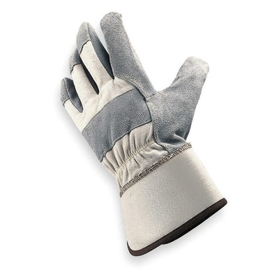 CONDOR 1VT32 Leather Gloves,Gray,S,PR 1VT32