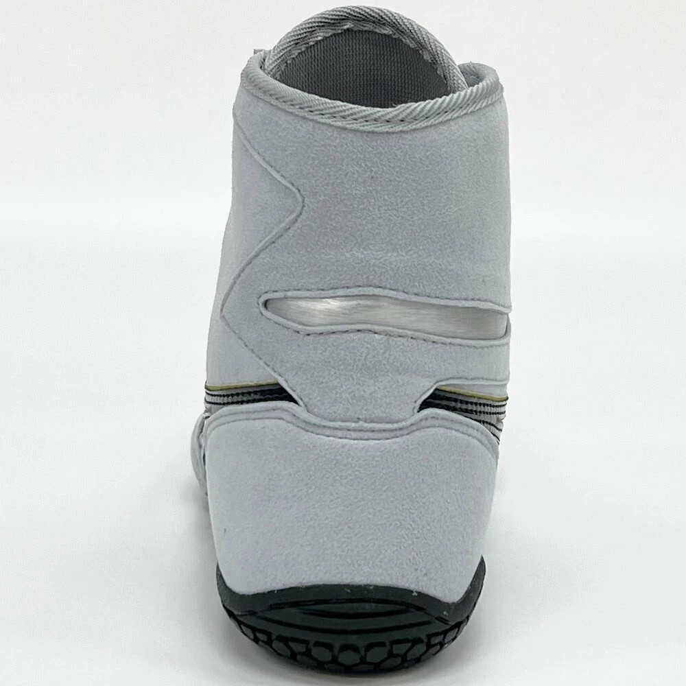 Pre-owned Asics Wrestling Shoes Boxing Shoes 1083a001 A509 Silver Gray X Black X Gold