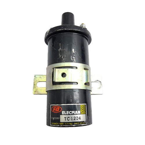 タンゼル Ignition Coil With Resistor 12V FD Elecman TC1207 NOS Made