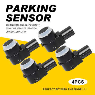 For GMC Chevy Reverse Backup Parking Bumper Park Assist Sensor 15239247 4Pcs