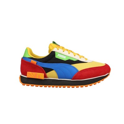 

Puma Future Rider Candy Bar Lace Up Молодежные мальчики Желтые кроссовки Повседневная обувь 385, Желтый, Puma Future Rider Candy Bar Lace Up Youth