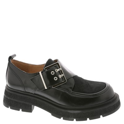 

Женские слипоны ALL BLACK с двойной пряжкой, Черный