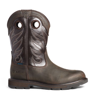 

Мужские ботинки Ariat Groundwork WST H2O, Dark brown
