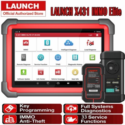 2024 Launch X431 IMMO Elite IMMO Programming Tool Full System Diagnostic Scanner